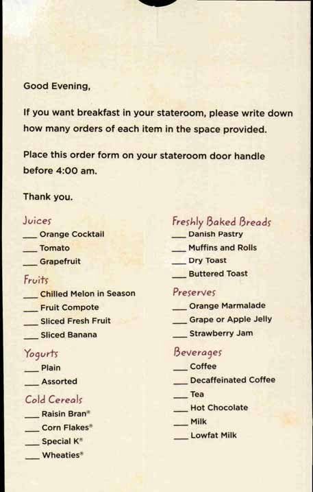 RoomServiceBrea kfast