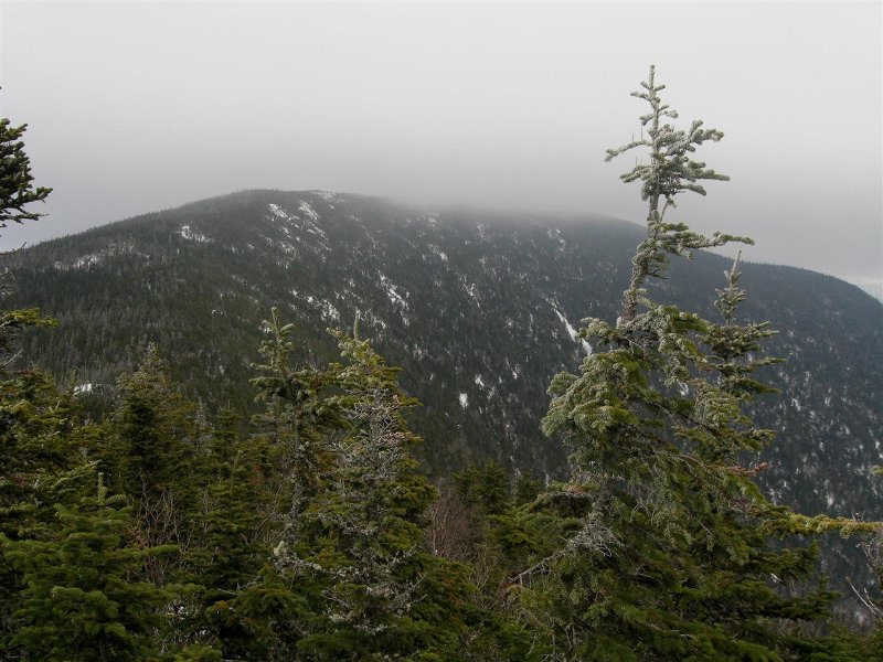 Middle Carter in the clouds