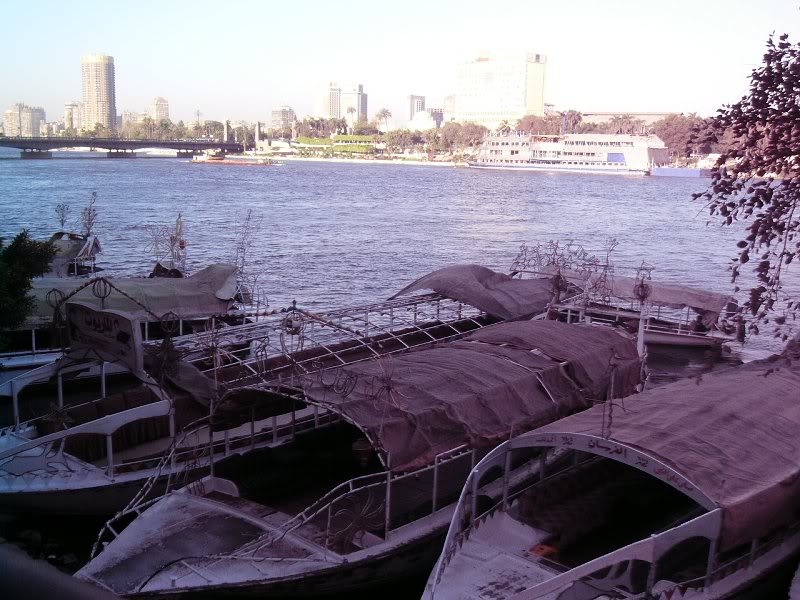 Cruising on the Nile.