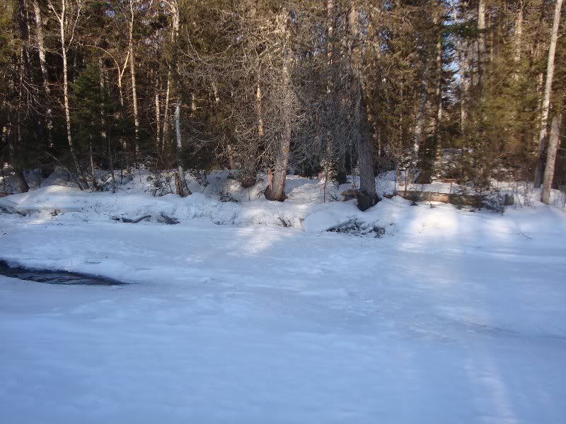 This is the crossing.... notice the open water to the l...