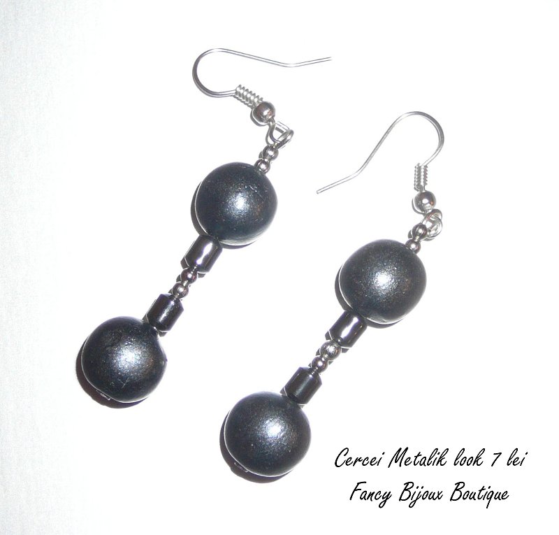 cercei Metalik look 7 lei vandut