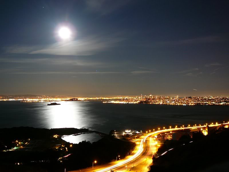 Full Moon over The Bay