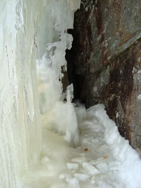 Champney Falls area - ice cave