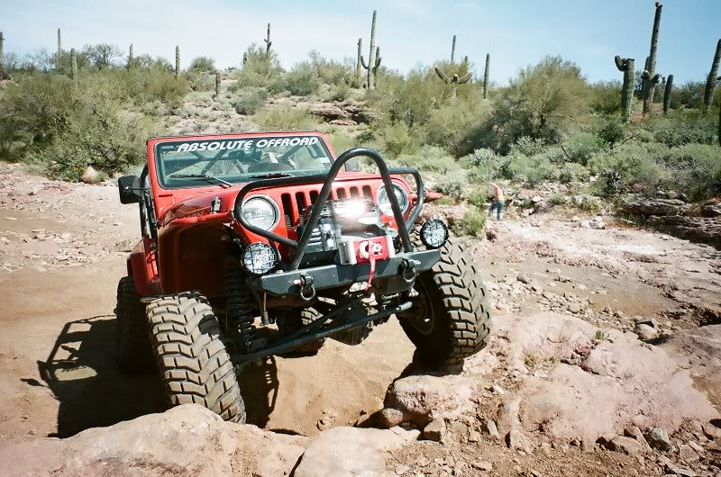 Rolling over the top.