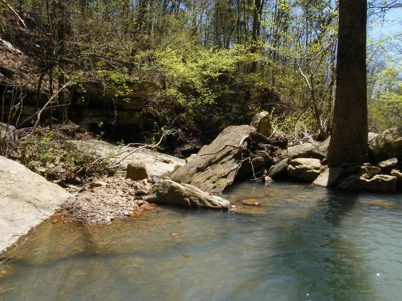 EXIT FOR THE POOL BELOW THE FALL