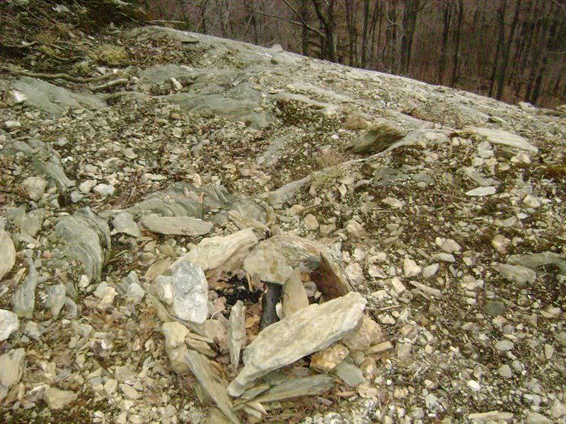 A campfire on top of the first pitch