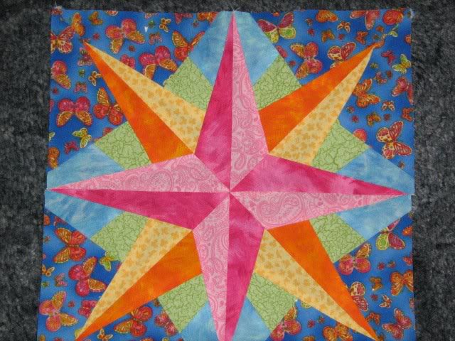 Fun animal fabric star