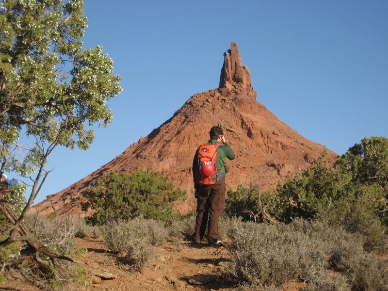 Ryan taking in the view of South Six Shooter