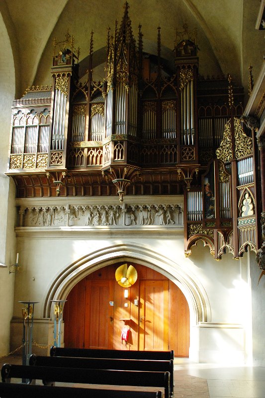 The organ in the Västerås cathedral ...