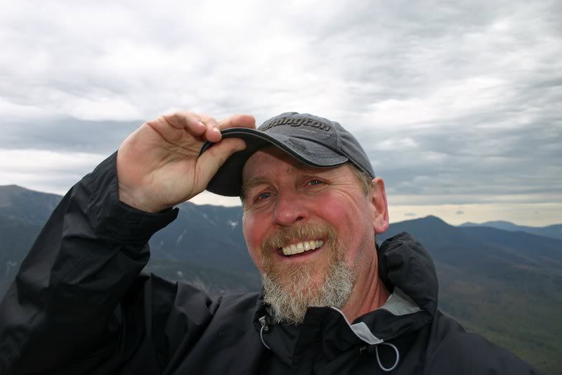 OldMan on Cannon Mountain, hang onto your hat! (NH Spri...