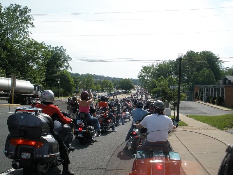 Staging at Patriot H-D for as far as the eye can see