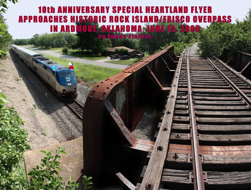 SPECIAL HEARTLAND FLYER & ROCK ISLAND/FRISCO OVERPASS, ...