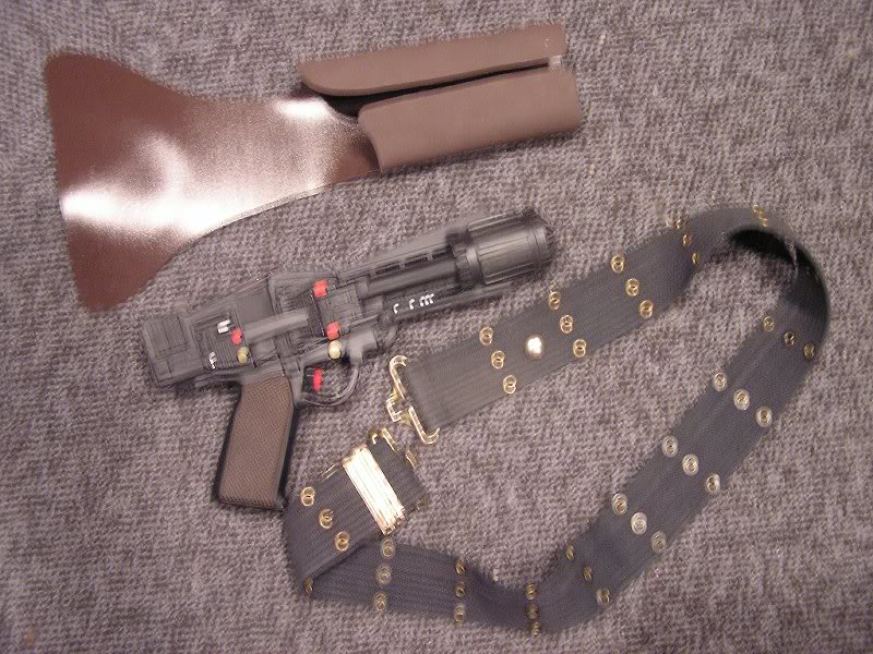 OS warriors blaster,holster and belt