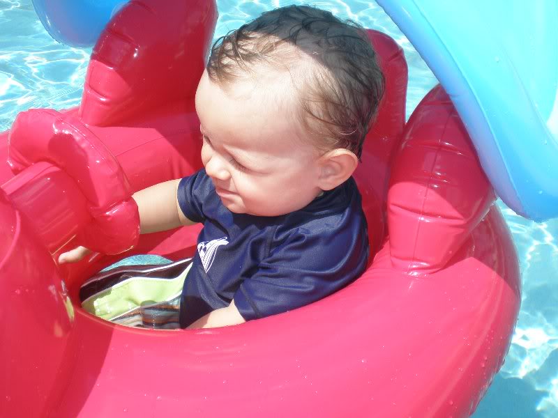 colin in his choo choo boat