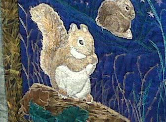 Nature Quilt Squirrel
