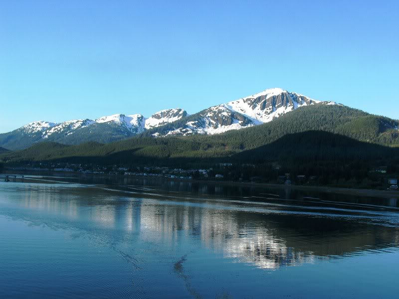 Reflection in the calm waters