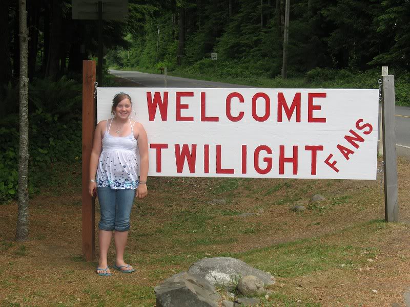 Sign entereing La Push