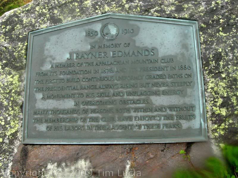 Plaque for Edmands