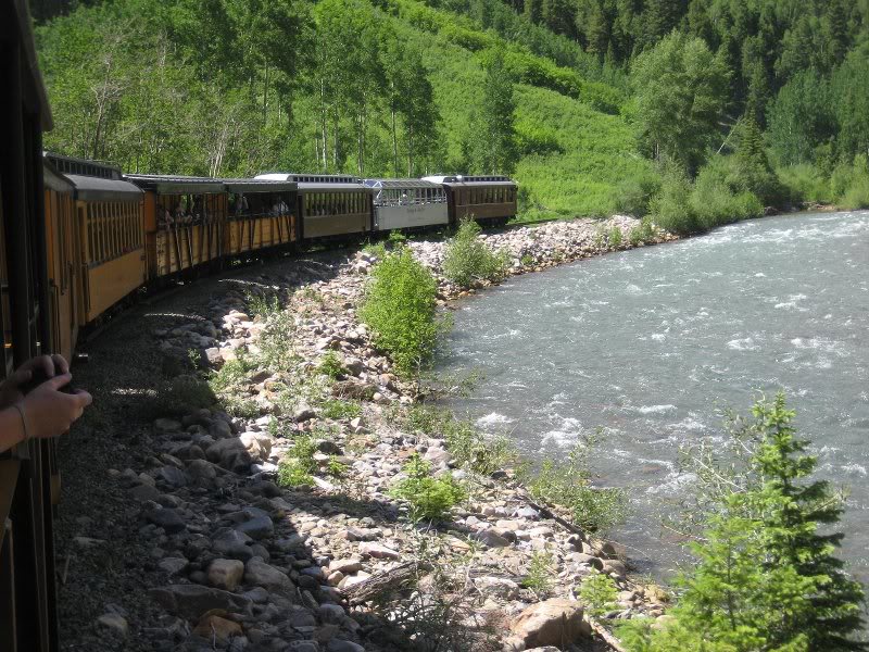 Train and Animas River