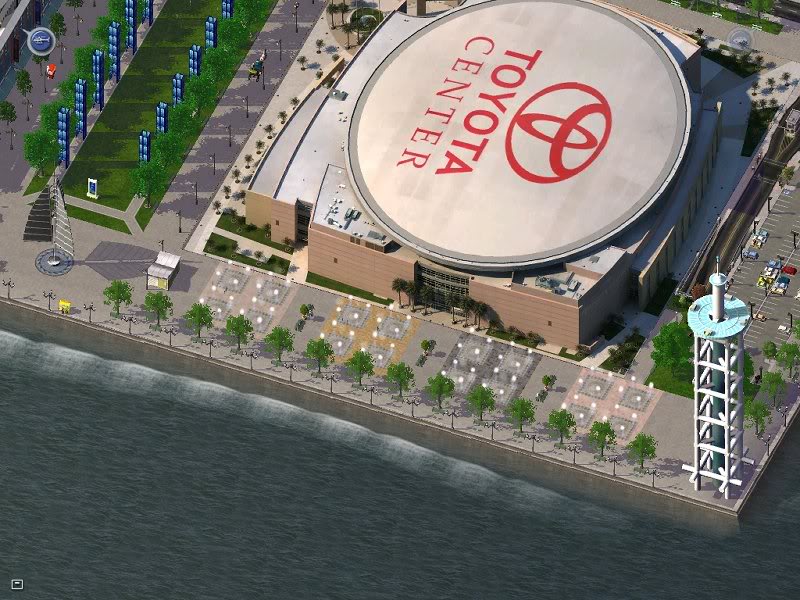 Toyota Center Fountain Plaza