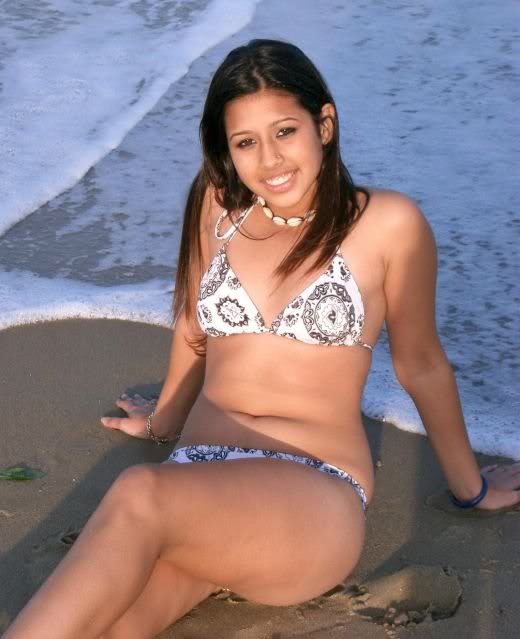 Indian bikini girl