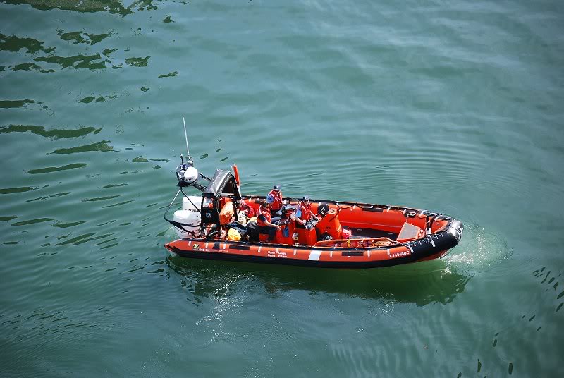 Canadian Coast Guard - no visible weapons