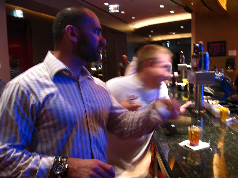 (29) Vic & Dane ordering drinks at the comdey club