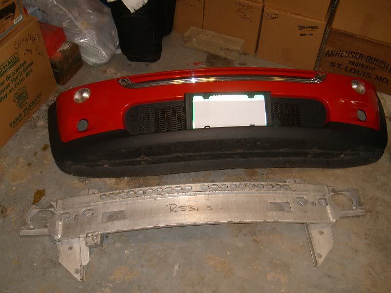 Facia and bumper beam off