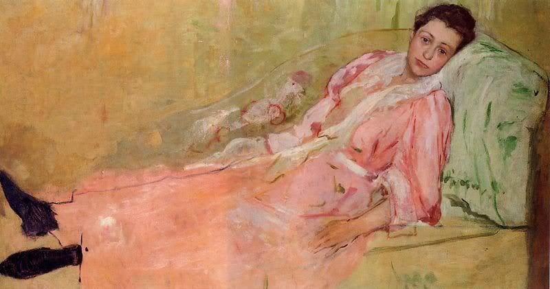 Cassatt - Lydia Reading On A Divan