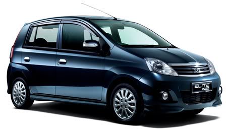 Perodua Viva Elite Black Front