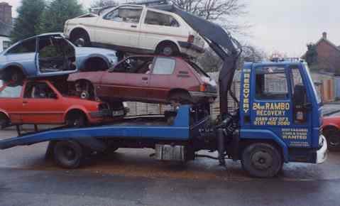 scrap car rambo recovery uk