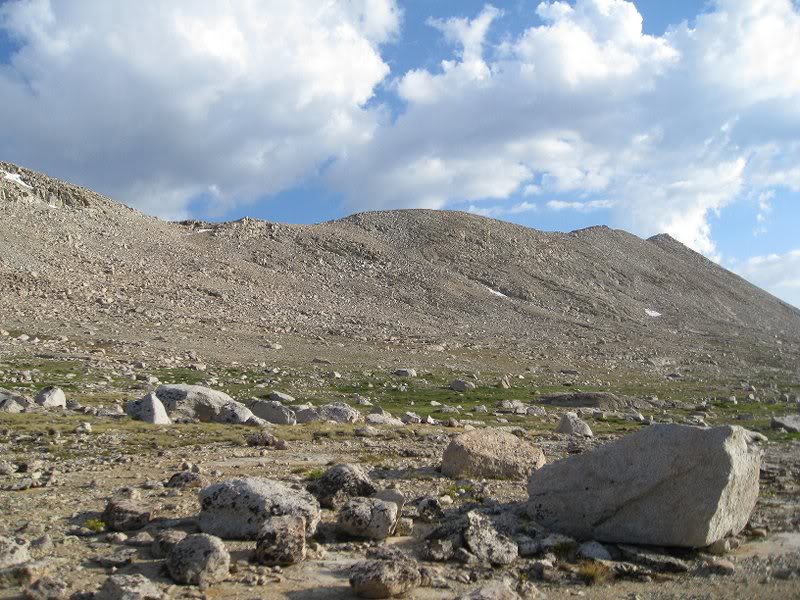 "Pass" into Wright Lakes Basin