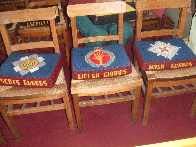 Kneelers in St Georges Church, Ypres