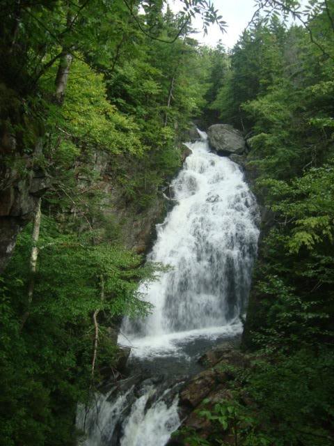Waterfall is flowing strong at the start of the Tuckerm...