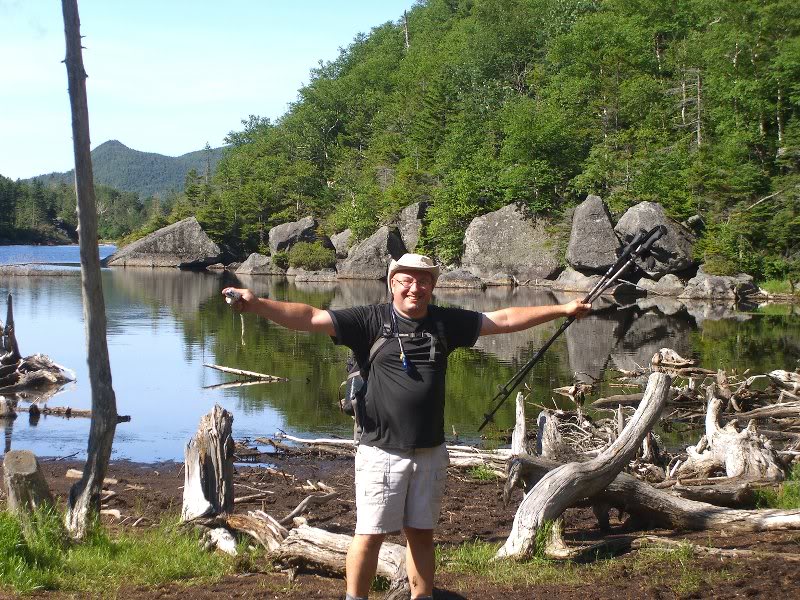 3- Adam, at Avalache Lake, talking about the trout he o...