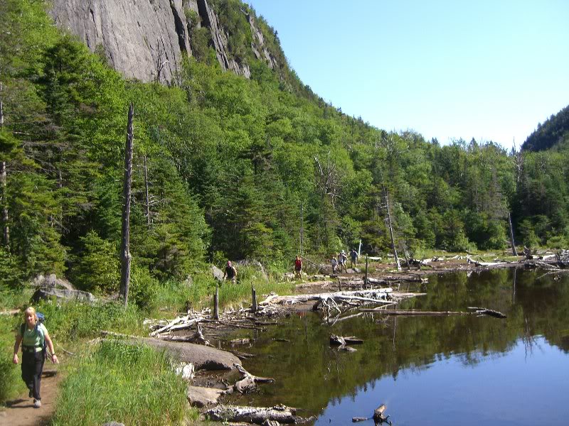 7- On the trail along Avalanche Lake