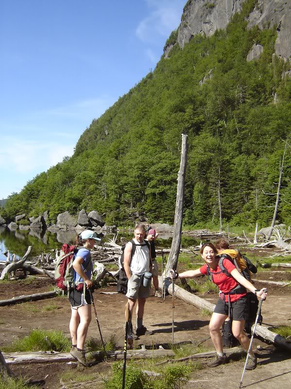 The group arrive in Avalanche pass