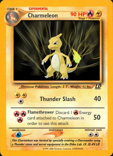 Experimental Electric Charmeleon