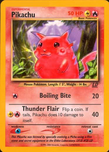 Experimental Fire Pikachu