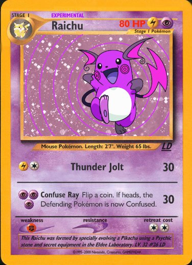 Experimental Psychic Raichu