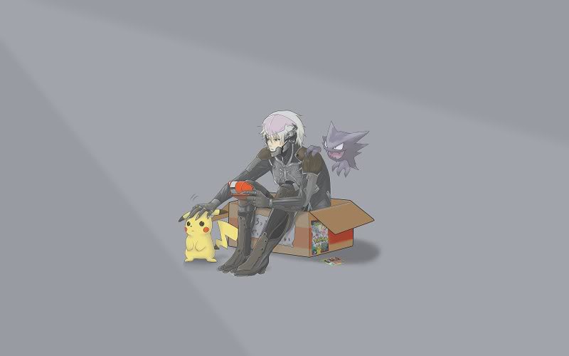 Raiden, Pikachu and Haunter