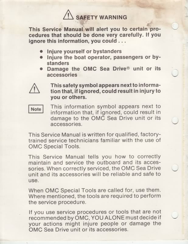 1989 - OMC Sea Drive - Page 0