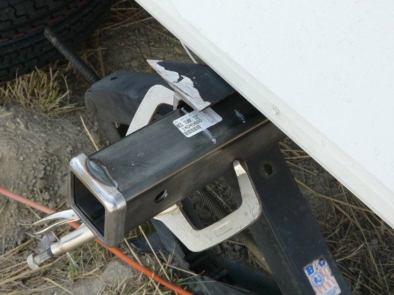 15Test fit receiver hitch right side