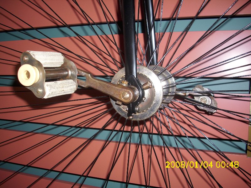 Front hub, Tom Monagan's highwheeler preserved in the O...