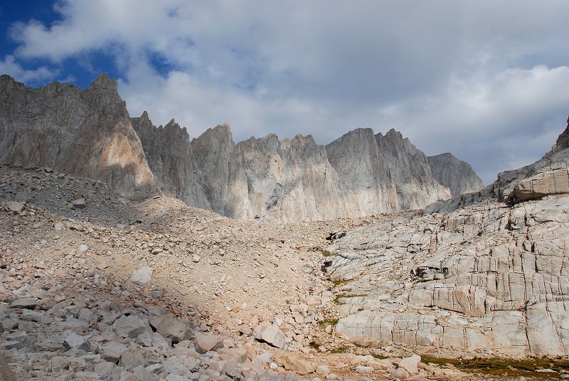 The Whitney Crest from Trail Camp