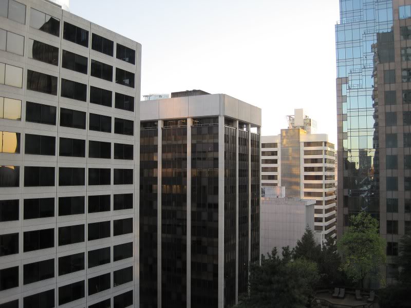 vue de notre chambre