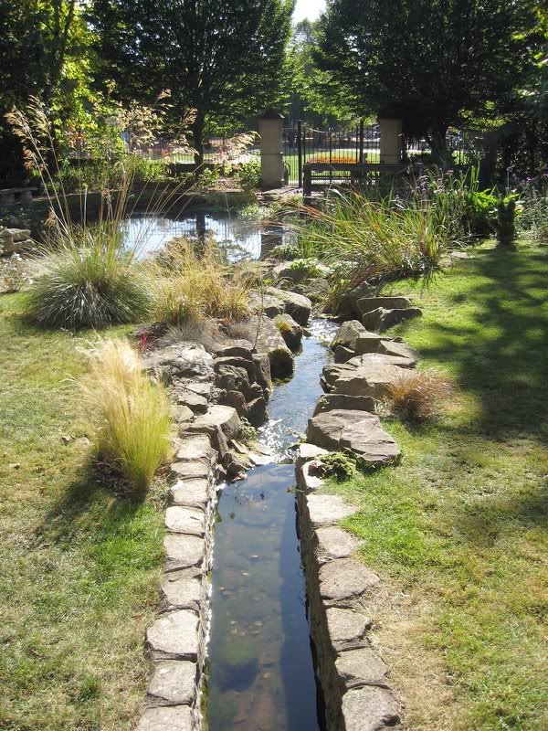 Rill and Pond - Sensory Garden, Trowbridge Park 29.9.09...