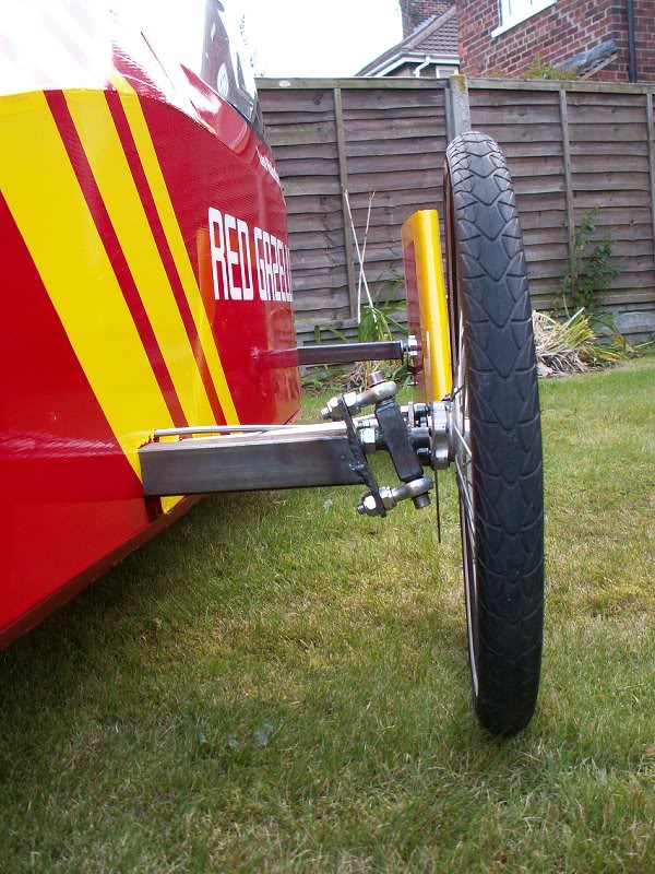 Kingpin showing kingpin angle