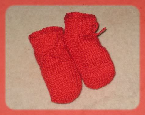 scarpette baby rosse