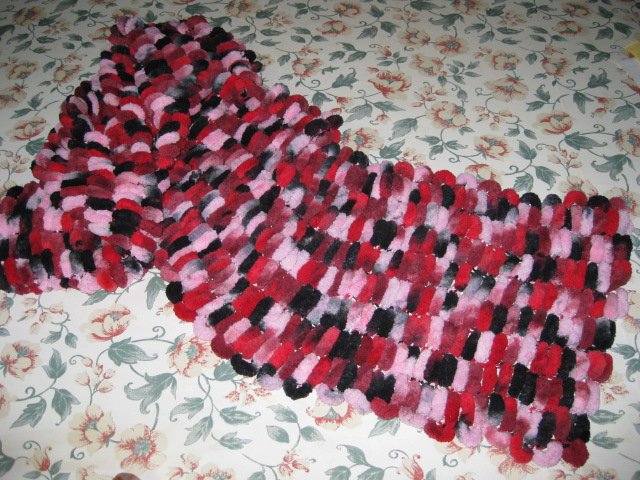 sciarpa con filato Big Snow